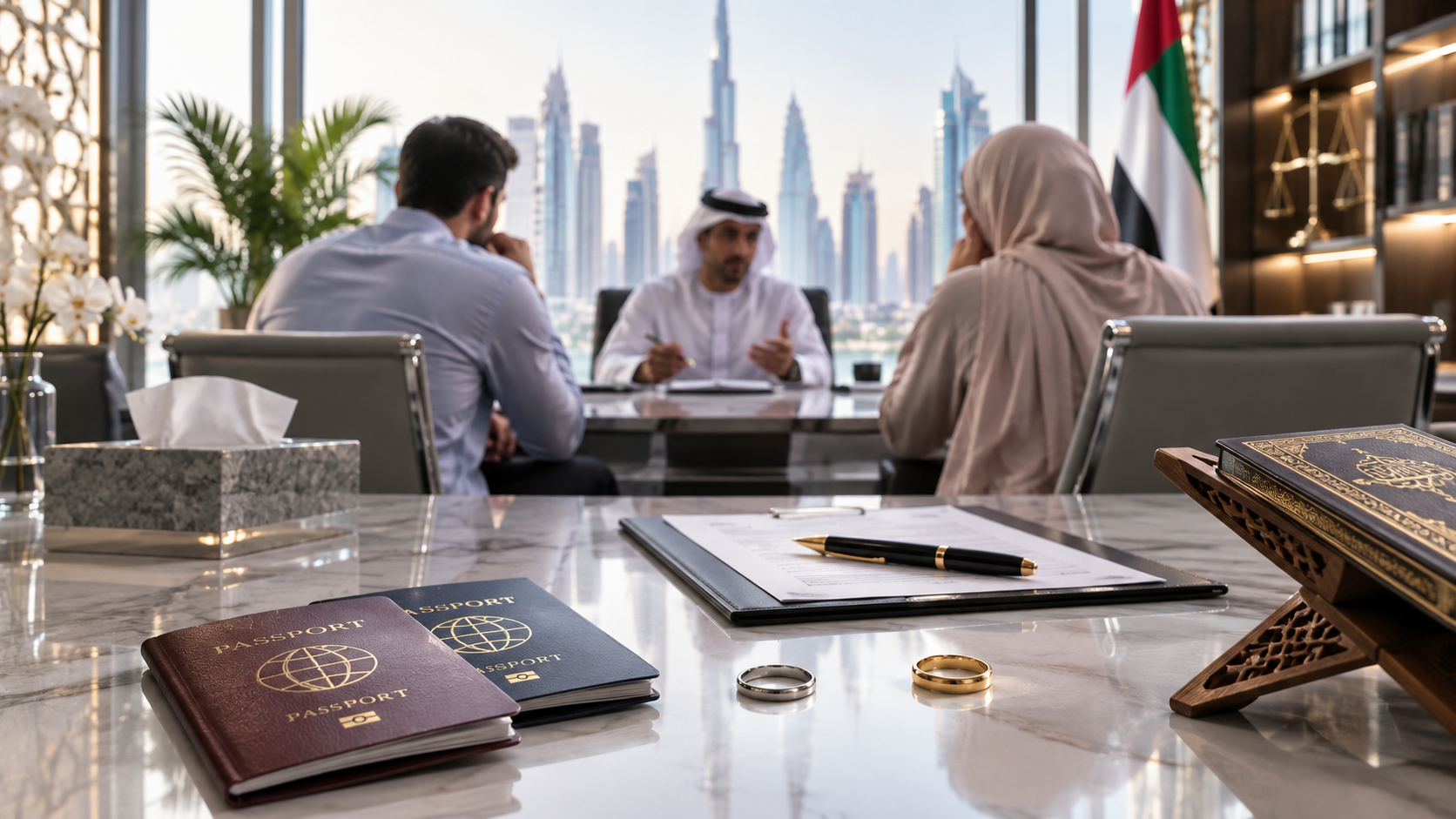 طلاق الأجانب المسلمين في الإمارات: القانون والإجراءات