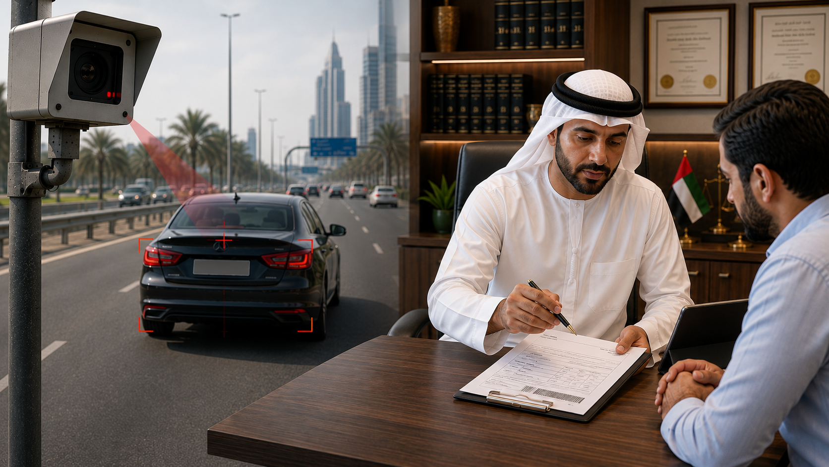 كيف يمكنك التظلّم من مخالفة مرورية وتحويلها إلى المحكمة في الإمارات