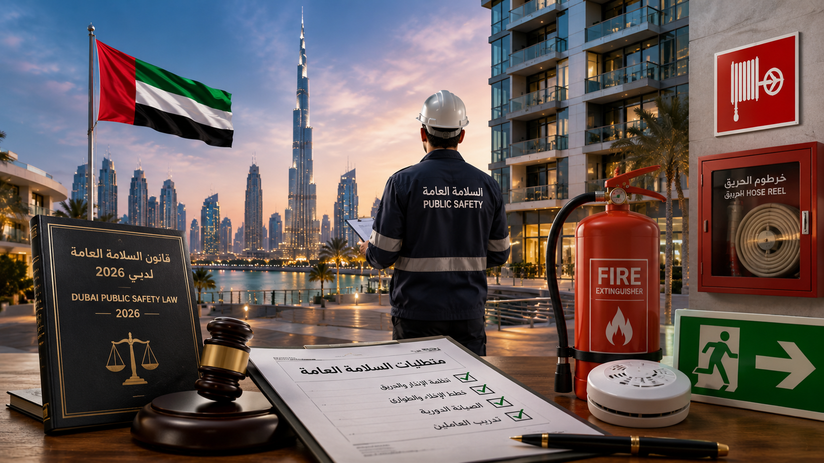 ما الذي يجب على كل مالك وشركة ومنشأة معرفته عن قانون السلامة العامة في دبي
