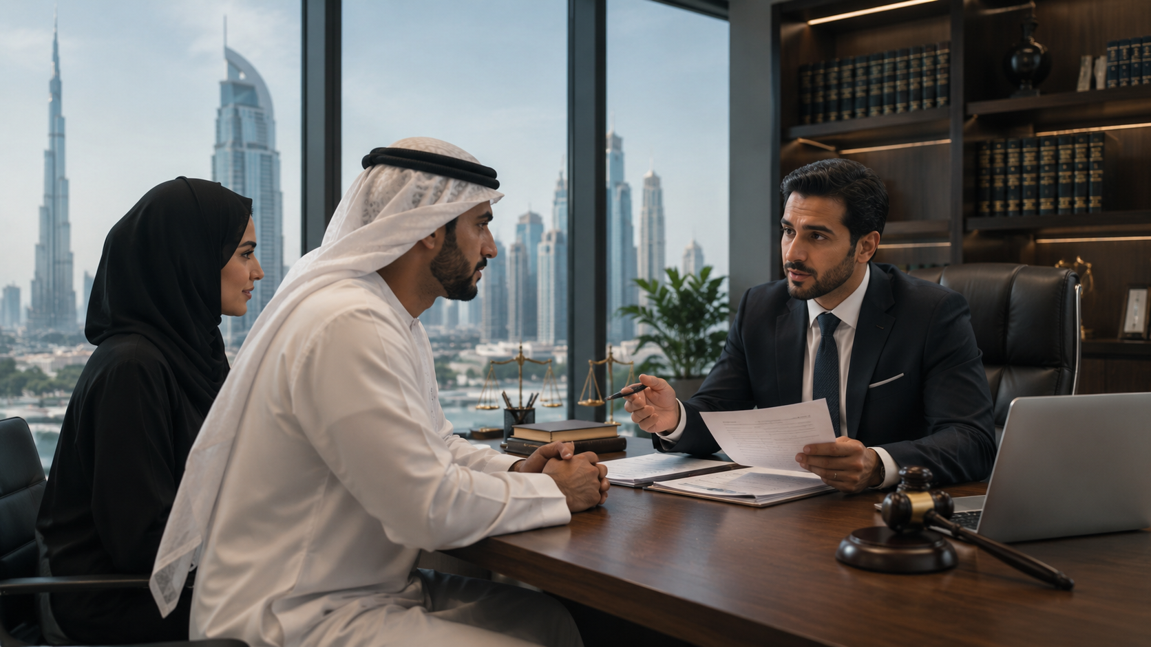 كيف تحصل على استشارة قانونية مجانية في دبي والإمارات وتختار أفضل محامٍ لقضيتك؟