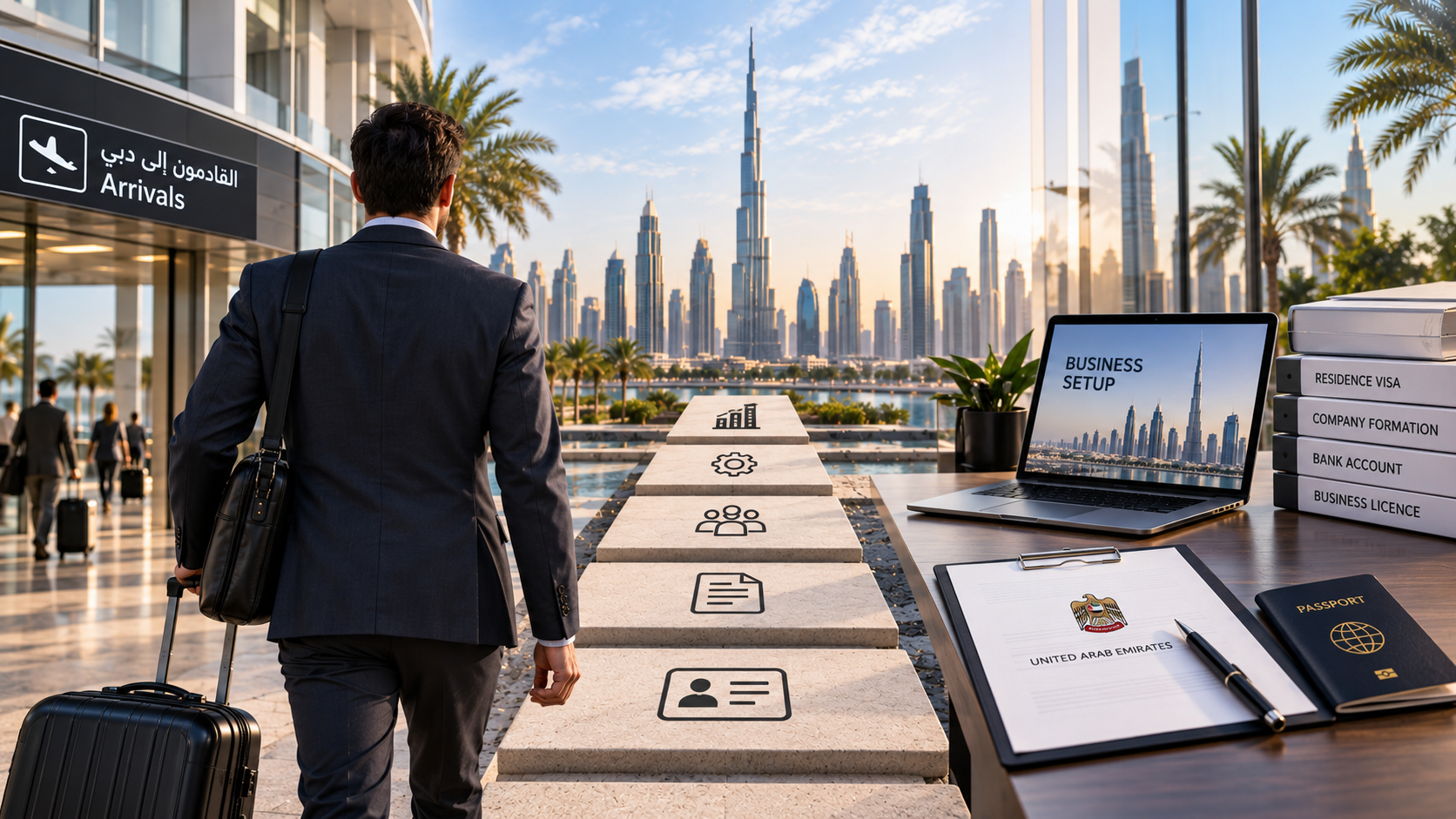 الانتقال إلى دبي 2026: الإقامة وتأسيس الشركات خطوة بخطوة